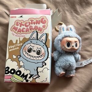 LABUBU Exciting Macaron The Monsters Vinyl Face Toy - SEA SALT COCONUT